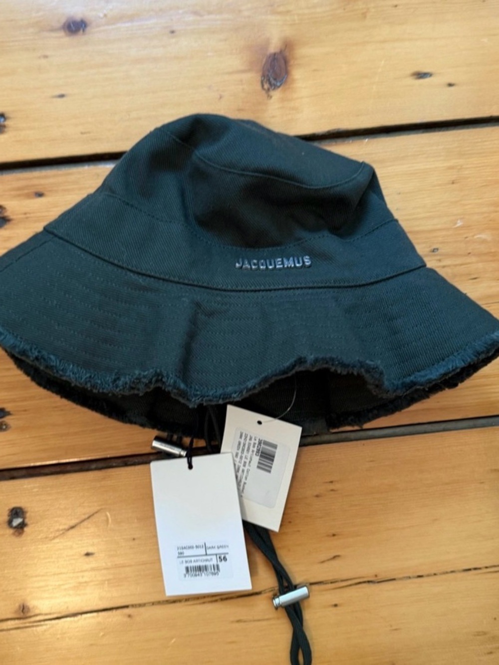 Jaquemus Le Bob Artichaut Bucket Hat - Size 56 NWOT - Picture 13 of 13